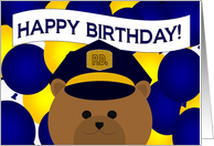 Happy Birthday to Your Favorite Police Officer card
