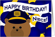 Happy Birthday to Your Favorite Police Officer & Niece card