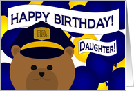 Happy Birthday to Your Favorite Police Officer & Daughter card
