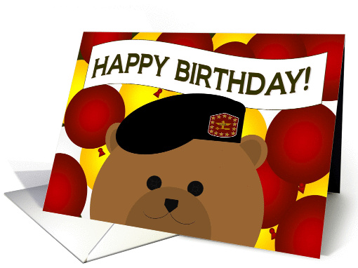 Happy Birthday to my Favorite Army Officer! card (1034655)