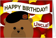 Uncle - Happy Birthday to my Favorite Army Officer! card