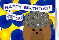 Honey Bear - Husband - Happy Birthday to my Favorite Air Force Service Member! card