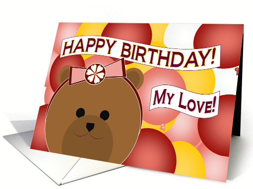 My Fun Loving Fiancee - Celebrate Together - Happy Birthday card