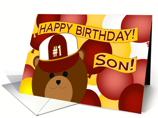 My Fun Loving Son - Celebrate Together - Happy Birthday card (1037325)