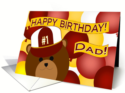 My Fun Loving Dad - Celebrate Together - Happy Birthday from Son card