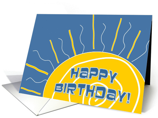Happy Birthday to my Sunny Bright Spot Adminstrative Assistant card