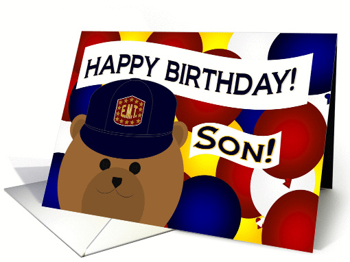 Son -Happy Birthday-Favorite Emergency Medical Technician card