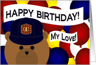 Life Partner -Happy Birthday-Favorite Emergency Medical Technician card