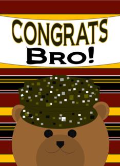 Bro - Congratulate Army Member on Any Army Award/Recognition