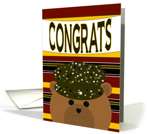 Congrats! Promotion of Army Rank card (1043621)