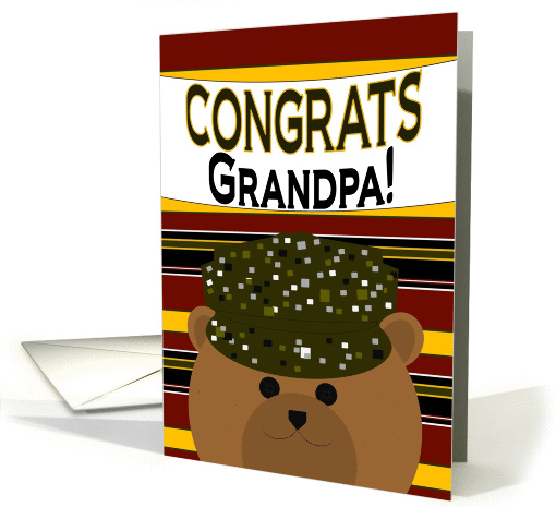 Congrats Grandpa! Promotion of Army Rank card (1043655)