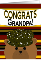 Congrats Grandpa! Promotion of Army Rank card