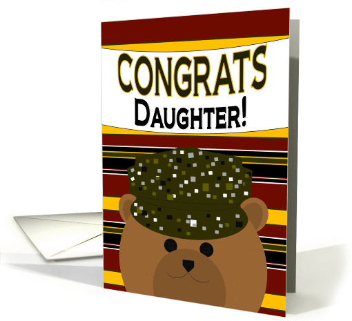 Congrats Daughter! Promotion of Army Rank card (1043663)