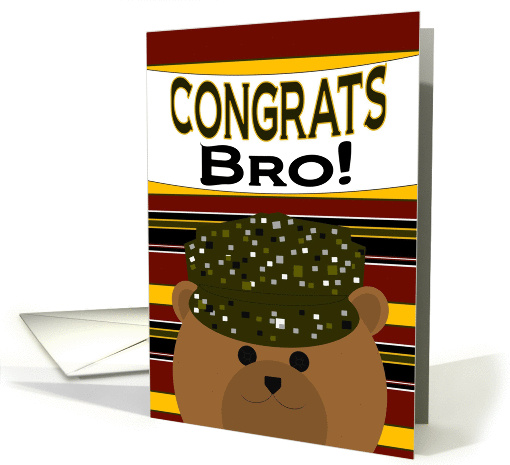 Brother - Congrats on Promoting to Sergeant Major/SGM! card (1043689)