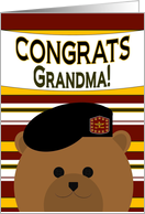 Congrats, Grandma! Promotion of Army Officer card