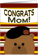 Congrats, Mom! Promotion of Army Officer card