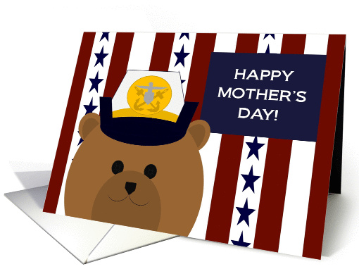 Wish an All-American a Happy Mother's Day from Naval Officer card