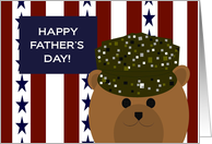 Wish Your All-American Dad a Happy Father’s Day from Army Member card