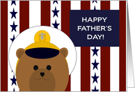 Wish Your All-American Dad a Happy Father’s Day from Naval Officer card