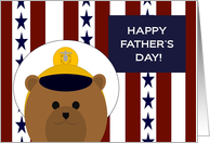 Wish Your All-American U.S. Naval Officer Dad a Happy Father’s Day card