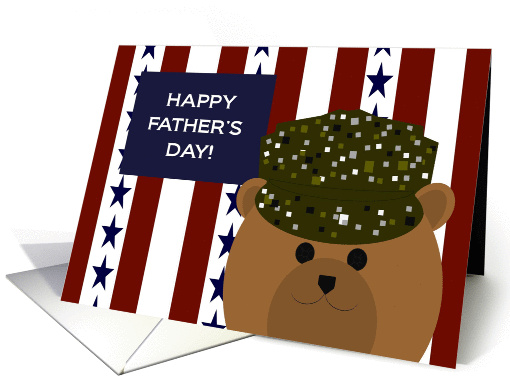 Wish Your All-American U.S. Army Member Dad a Happy Father's Day card