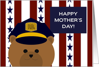 Wish an All-American Police Officer a Happy Mother’s Day card