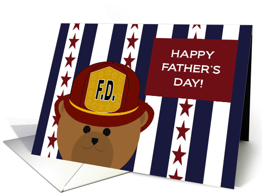 Wish an All-American Firefighter a Happy Father's Day card (1050175)