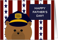 Wish an All-American Police Officer a Happy Father’s Day card