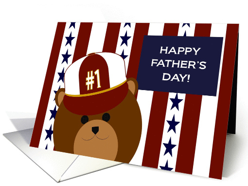 Wish Your All-American Grandpa a Happy Father's Day card (1050191)