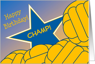 Wish a Water Polo Champ a Happy Birthday with Good Quote card