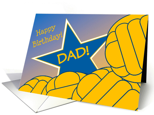 Wish Your Dad & #1 Water Polo Fan a Happy Birthday/Thank You card