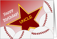 Wish Your Uncle & #1 Softball Fan a Happy Birthday/Thank You card