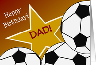 Wish Your Dad & #1 Soccer Fan a Happy Birthday/Thank You card