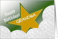 Wish Your Grandma & #1 Golf Fan a Happy Birthday/Thank You card