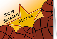 Wish Your Grandma & #1 Basketball Fan a Happy Birthday/Thank You card