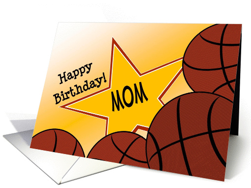 Wish Your Mom & #1 Basketball Fan a Happy Birthday/Thank You card