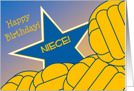 Wish Happy Birthday to Your Water Polo Player Niece! card