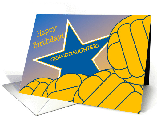 Wish Happy Birthday to Your Water Polo Player Granddaughter! card