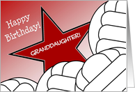 Wish Happy Birthday to Your Volleyball Player Granddaughter! card