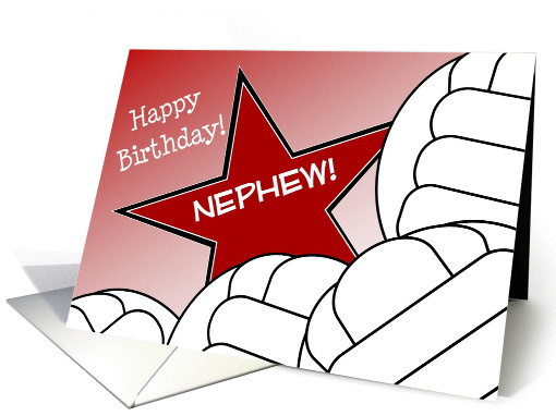 Wish Happy Birthday to Your Volleyball Player Nephew! card (1052853)