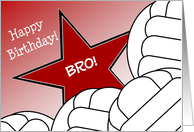 Wish Happy Birthday to Your Vollyeball Player Bro! card