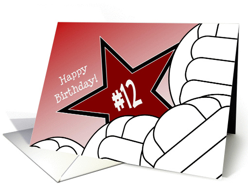 Wish Happy 12th Birthday to a Volleyball Star! card (1053907)