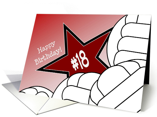 Wish Happy 18th Birthday to a High School Volleyball Star! card