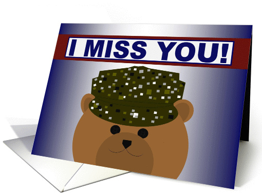 Army Member - Proud of You & I Miss You! card (1059701)