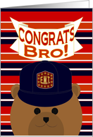 Brother - Congrats Your Recognition/Award - E.M.T. Bear card