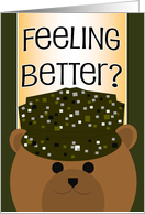 Feel Better! Army Member - Feel Better & Humor card