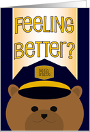 Feel Better & Humor! Policeman card
