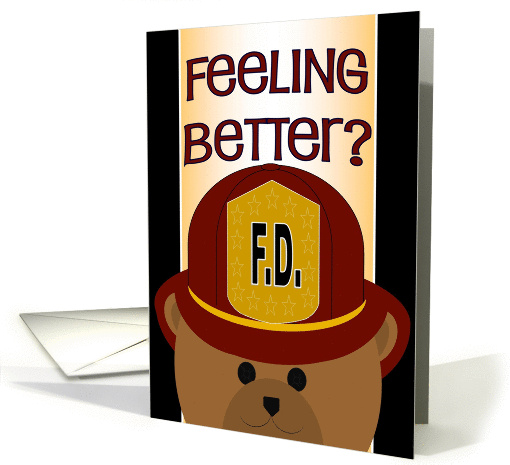 Feel Better & Humor! Firefighter card (1062051)