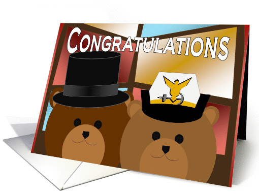 Wedding Congratulations - Coast Guard Officer Bride &... (1067807)