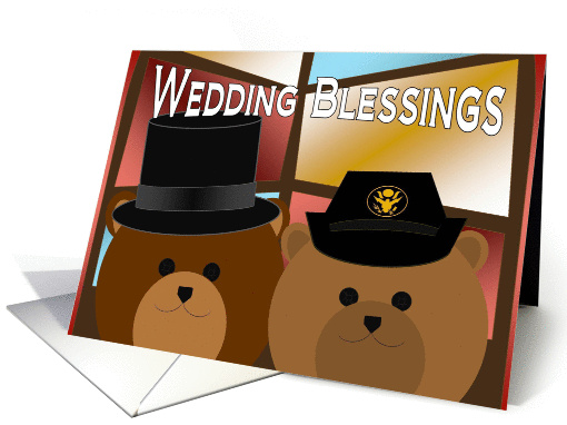 Wedding Blessings - Army Enlisted Bride & Civilian Groom... (1067993)
